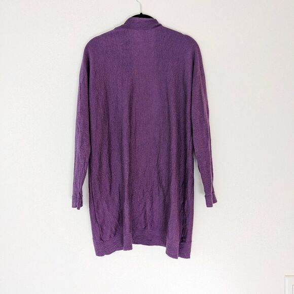 Eileen Fisher Merino wool cardigan - Picture 4 of 4